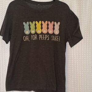 Easter PEEPS shirt medium Oh, For Peeps Sake!